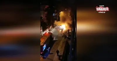 Bursa’da LPG’li araç alev alev böyle yandı | Video