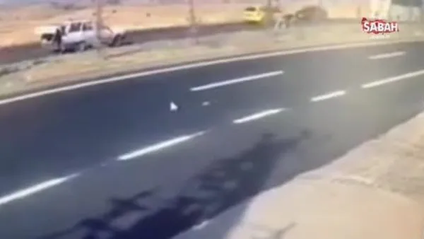 Midyat’ta ölümlü trafik kazasının görüntüleri ortaya çıktı | Video
