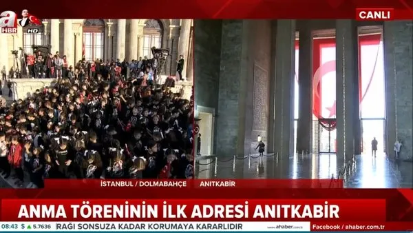 Vatandaşlar, Gazi Mustafa Kemal Atatürk'ü anmak için Anıtkabir'e akın ediyor
