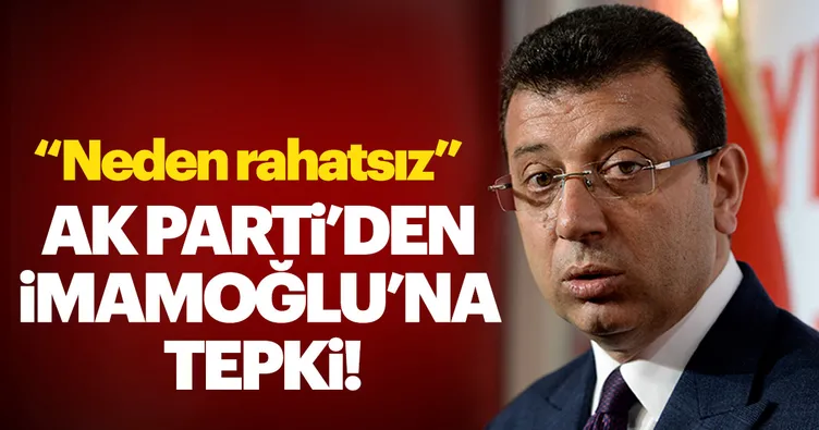 AK Parti Genel Başkan Yardımcısı Mahir Ünal'dan İmamoğlu'na tepki