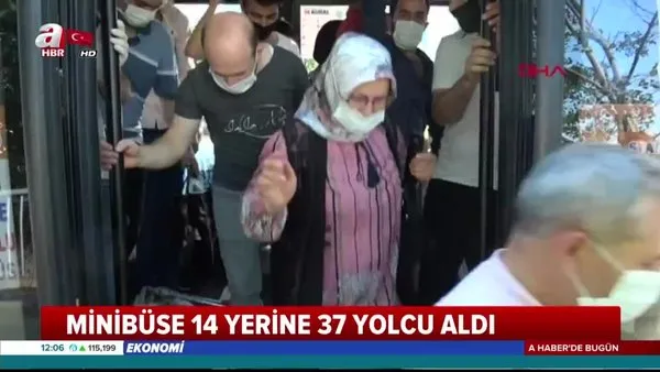 İstanbul Esenyurt'ta rekor kırıldı! Minibüsten 14 yerine 37 yolcu çıktı | Video