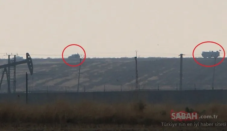 Rus askeri polisi, Suriye’de petrol kuyuları çevresinde devriye atarken görüntülendi