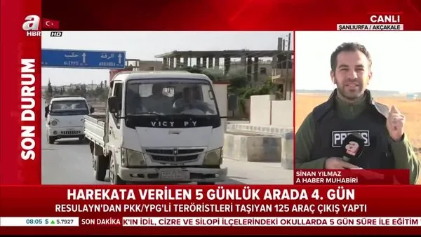 PKK/YPG'li teröristlerin çekilmesi nasıl izleniyor? Barış Pınarı Harekatı'na verilen 5 günlük arada 4. gün...