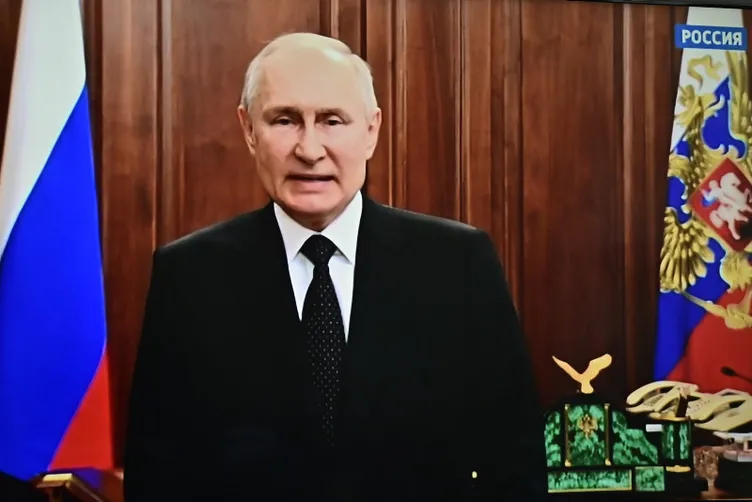 Rusya son dakika | Putin talimatı verdi: Wagner grubuna ait konvoy vuruldu: İşte İlk görüntüler...