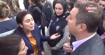 Belediyeye girmek isteyen HDP’li vekile polis izin vermedi!