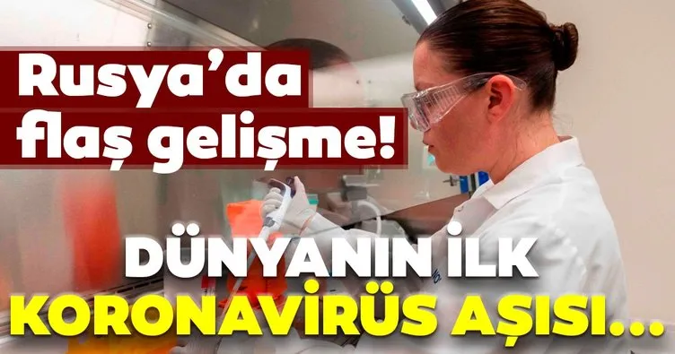 Koronavirüs aşısı ile ilgili son dakika gelişme! Dünyanın ilk Covid-19 aşısı...
