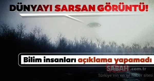 Dünyayı sarsan görüntü! Bilim insanları açıklama yapamadı!