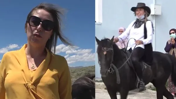 Niğde'de kadın muhtarın atına şoke eden vahşi saldırı | Video