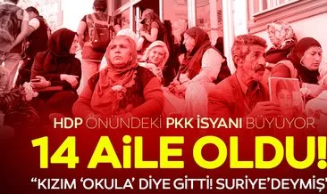 HDP önünde eylem yapan aile sayısı 14’e yükseldi