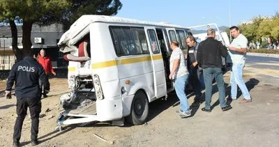 Aydın’da can pazarı! Tankerler minibüs çarpıştı: 11 yaralı