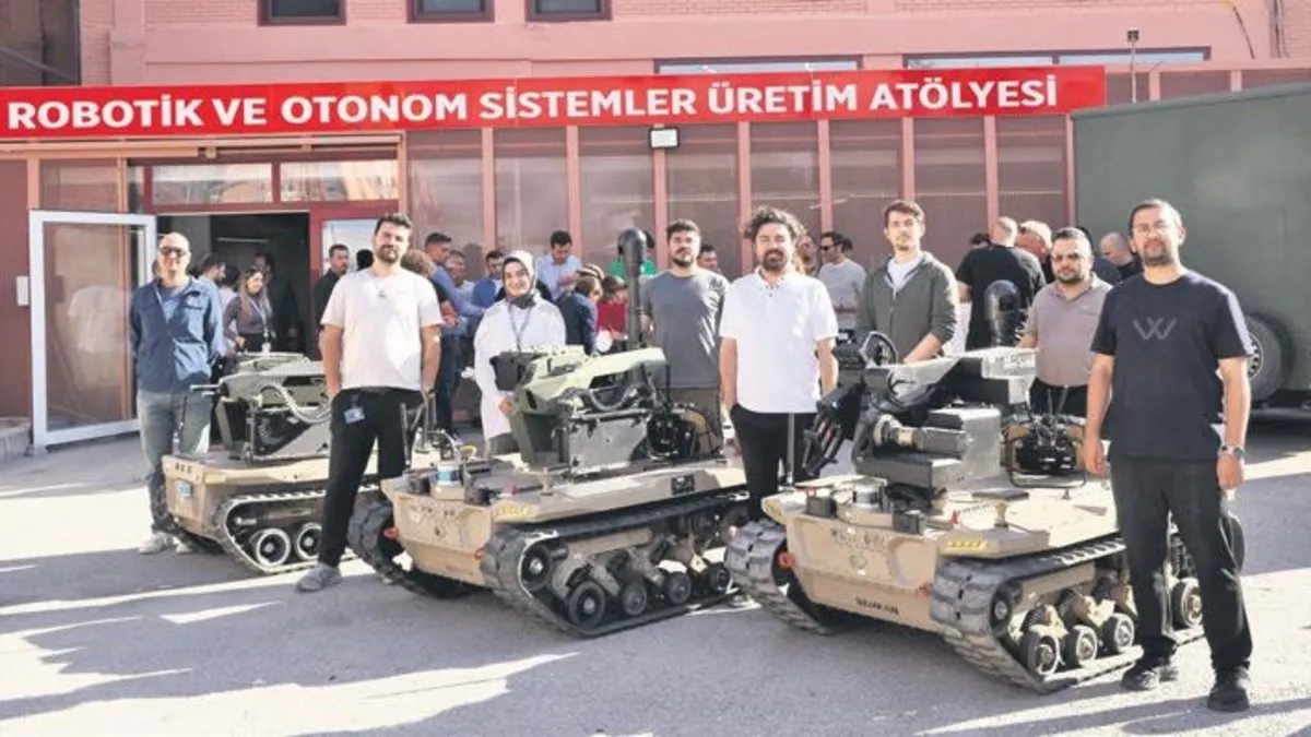 İnsansız kara aracı BARKAN seri üretime geçiyor İnsansız kara aracı BARKAN seri üretime geçiyor