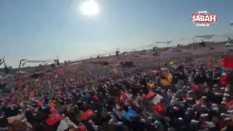 SON DAKİKA | Başkan Erdoğan'ın İstanbul Mitingine insan seli! | Video