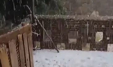 Diyarbakır’da fındık büyüklüğünde dolu!