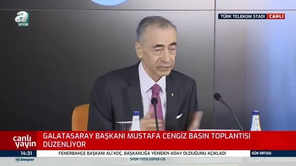 Mustafa Cengiz'den Fatih Terim'e: Kendini başkan üstü görüyor