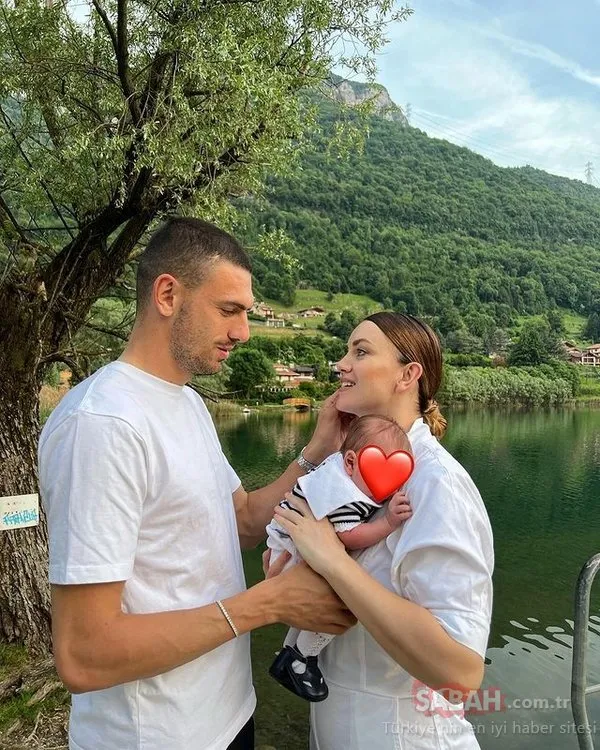 Milli futbolcu Merih Demiral ve model eşi Heidi Lushtaku'dan müjdeli haber!  İkinci bebek geliyor - - Magazin Haberleri