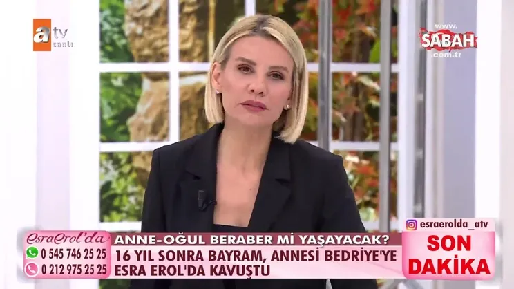 Annesini en son 3 yaşında görmüştü! 16 yıl sonra annesine Esra Erol’da kavuştu!  | Video