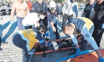 Fotoğrafını çektirip atladı