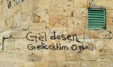 Tarihe büyük saygısızlık: 800 yıllık tarihi duvarlarda aşk itirafları #kirsehir