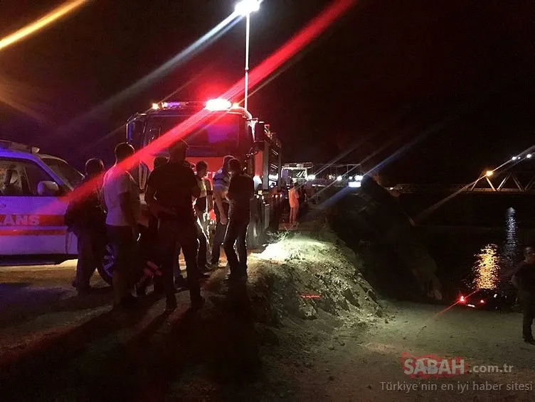 Erzincan’da bir araç nehre düştü: 4 ölü, 3 yaralı, 1 kayıp