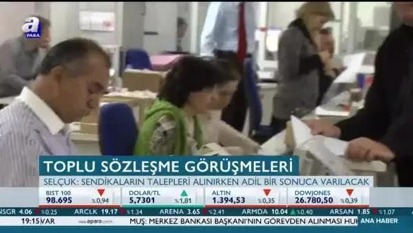 Toplu sözleşme görüşmelerinde hükümet teklif sundu