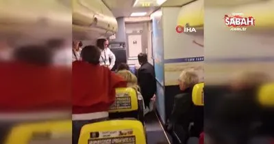 Dublin - Bodrum uçağında olay! Sarhoş yolcu, uçağı birbirine kattı | Video