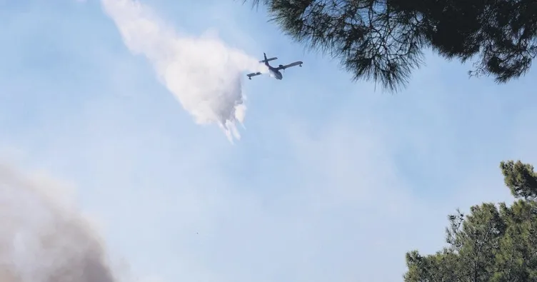 Muğla’da alevlerle mücadele sürüyor