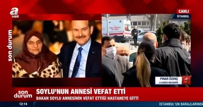 SON DAKİKA: İçişleri Bakanı Süleyman Soylu annesinin vefat ettiği hastaneye geldi | Video
