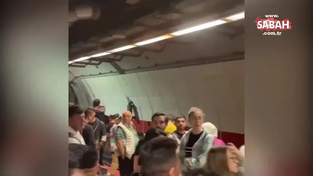 Yenikapı-Hacıosman Metro Hattı'ndaki seferlerde aksama | Video