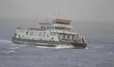 Çanakkale’de adalara yarınki feribot seferleri iptal