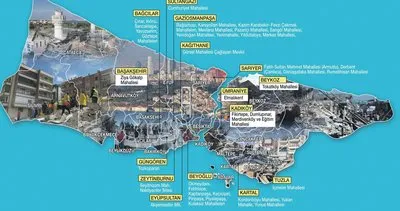İşte muhalefetin İstanbul’u depreme mahkum ettiği o harita! Her yerde dönüşüme dava açmışlar