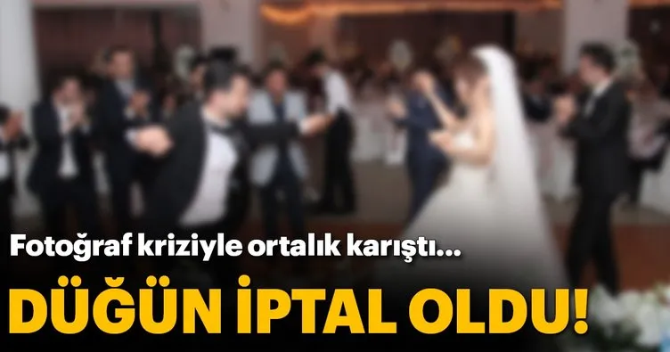 Davetliler fotoğraf çekti, düğün iptal oldu!