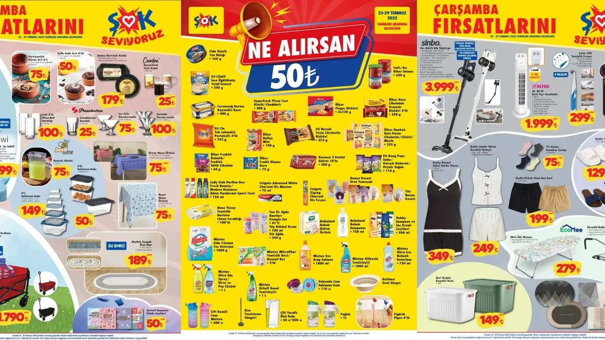 Şok Fırsat! Kule Tipi Vantilatör ve Dikey Süpürge Gibi Aktüel Ürünler 29 Temmuz'a Kadar Geçerli