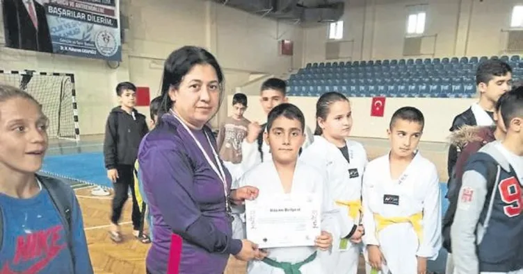 Tekvando dostluk turnuvası sona erdi