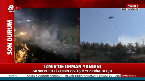 Son Dakika Izmir De Orman Yangini Tahliye Edilen Yerlesim Yerine Sicradi Canli Yayinla Son Durum Video Videosunu Izle Son Dakika Haberleri