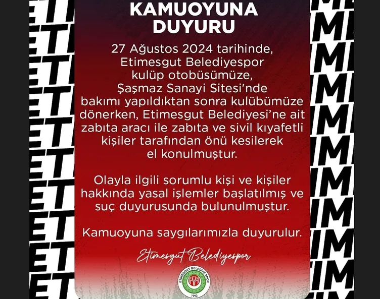 Etimesgut’ta spora Erdal beşikçioğlu baskısı! Otobüsüne el koydu ücretsiz olan spor kursları 1500 TL yaptı