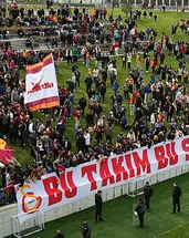Lider Galatasaray’da coşkulu antrenman!