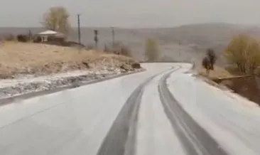 Tunceli’nin yüksek kesimlerinde dolu etkili oldu #tunceli