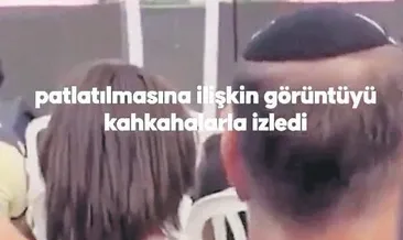 Evleri patlatıp ailece güldüler