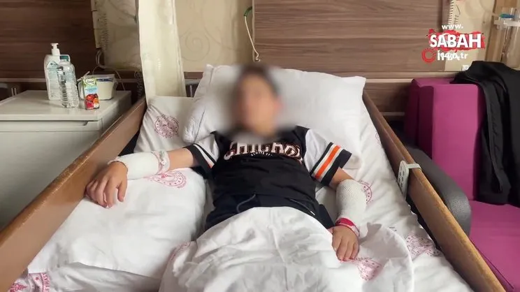Sevdiği köpeğin saldırısına uğrayan 12 yaşındaki çocuk konuştu | Video