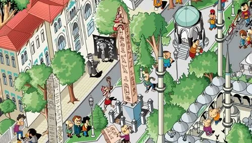 Google Earth'ün karikatür hali
