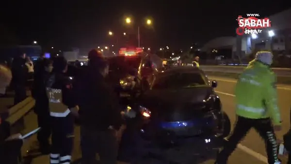 Trabzon'da 5 aracın karıştığı zincirleme kazada 1 kişi öldü, 5 kişi yaralandı | Video