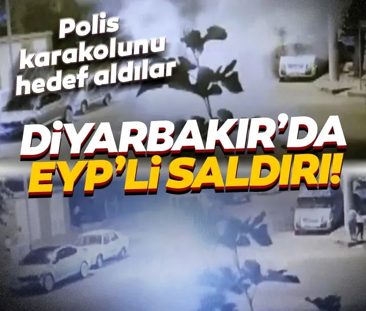 Son dakika: Diyarbakır’da karakola EYP’li saldırı!