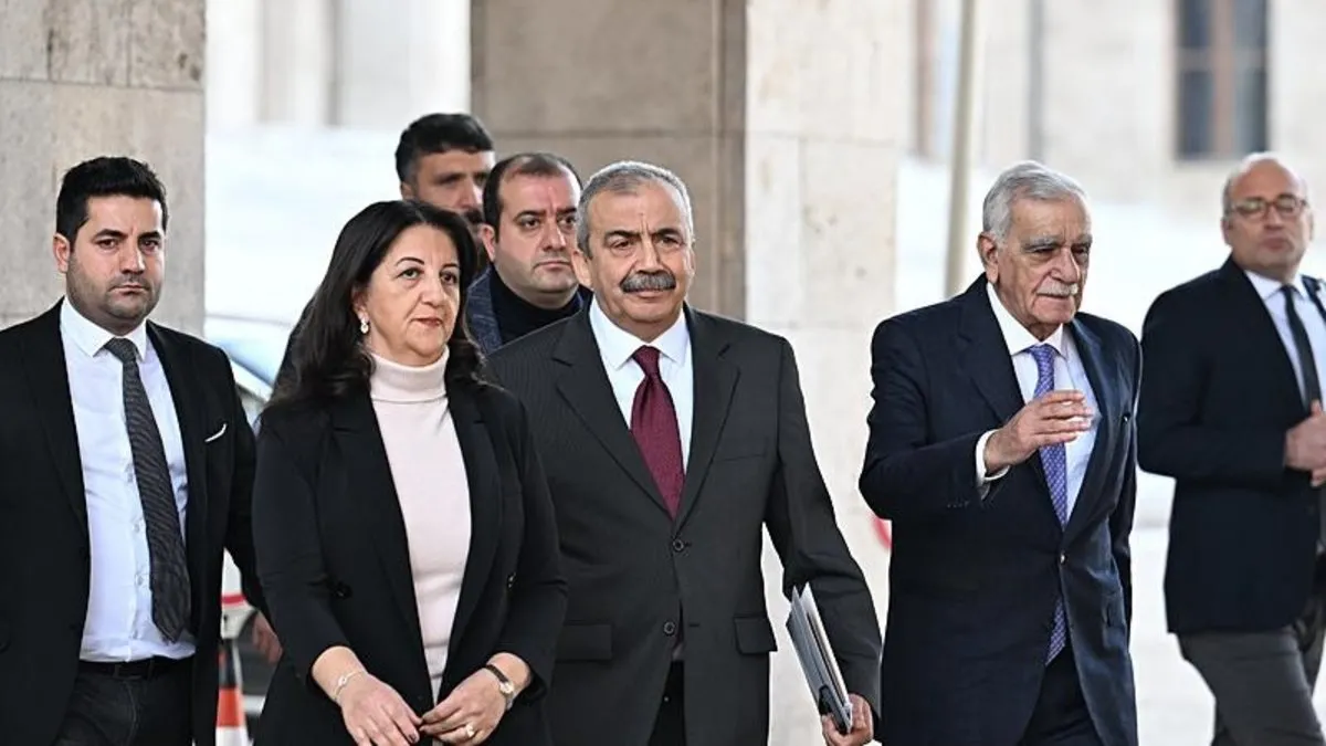 DEM Parti'den Kurtulmuş'a ziyaret