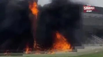 Ankara'da fabrikada yangın paniği