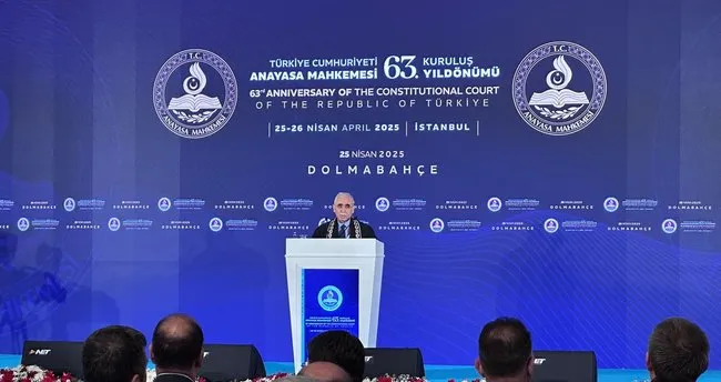 Anayasa Mahkemesi’nin 63. kuruluş yıldönümü Dolmabahçe Sarayı’nda kutlandı