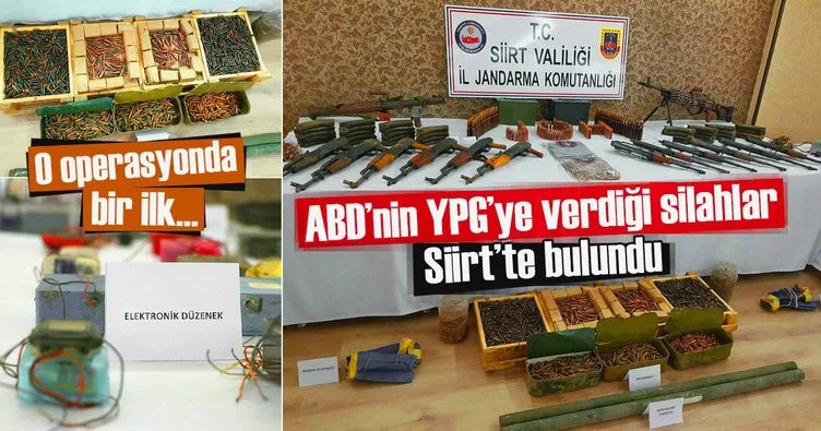 Siirt’teki operasyonda ilk kez bulundu!