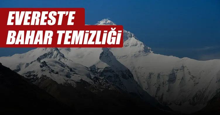Everest’e bahar temizliği