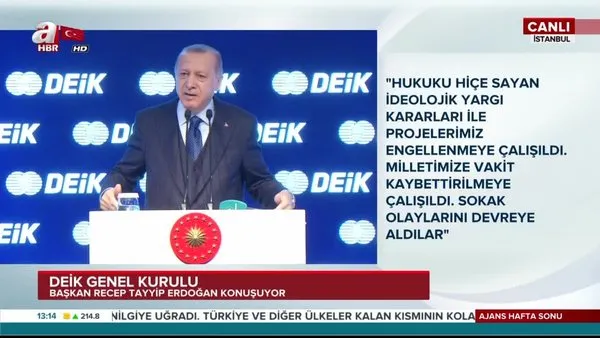 Cumhurbaşkanı Erdoğan: Beni ipe götüreceklermiş yargıda bedelini ödeyecekler