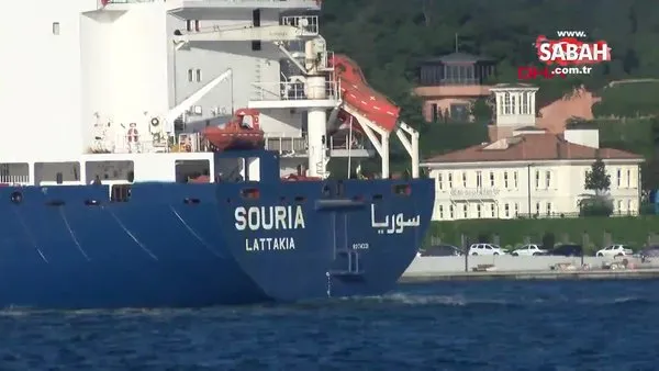 İstanbul Suriye gemisi 6 yıl sonra boğazdan geçti