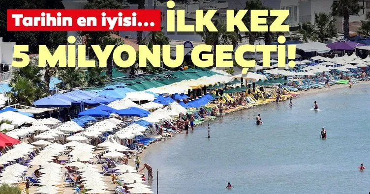 Antalya turizmi haziranda ilk kez 5 milyonu geçti